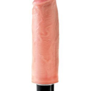 King Cock 6â Stiffy Dildo Vibrator